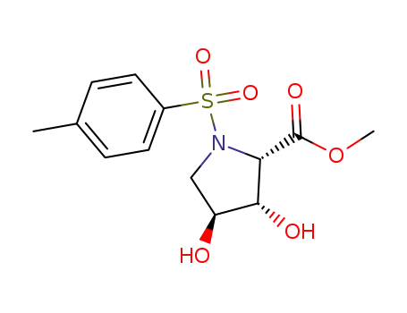 N-Tosyl-2,3-cis-3,4-trans-3,4-dihydroxy-L-prolin-methylester