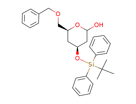 2,4-dideoxy-3-O-diphenyl-t-butylsilyl-6-O-benzyl-α- and β-D-threo-hexopyranoses