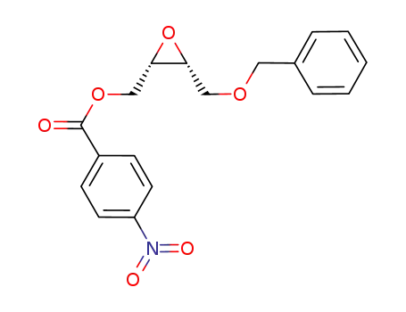 Molecular Structure of 78513-08-3 ((2S,3R)-(-)-3-(BENZYLOXYMETHYL)OXIRANE-2-METHANOL 4-NITROBENZOIC ACID ESTER)
