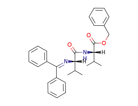 L-Valine, N-[N-(diphenylmethylene)-L-valyl]-, phenylmethyl ester