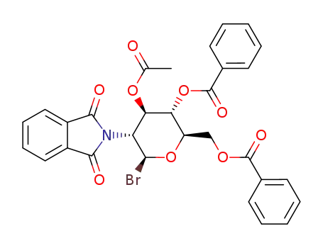 3-O-acetyl-4,6-di-O-benzoyl-2-desoxy-2-phthalimido-β-D-glucopyranosyl bromide