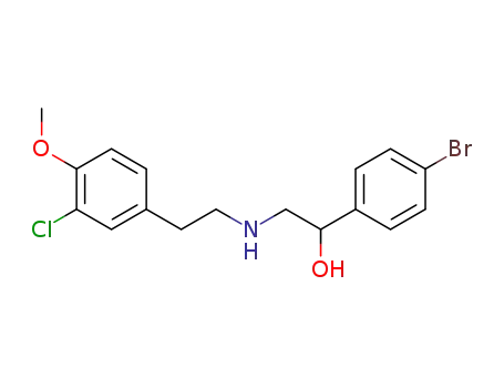 N-<2-(4'-bromophenyl)-2-hydroxyethyl>-3-chloro-4-methoxyphenethylamine
