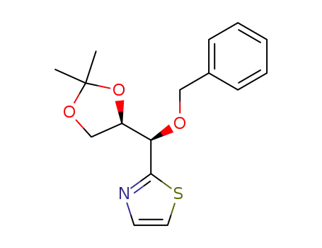 (1R)-1-O-benzyl-2,3-O-isopropylidene-1-(2-thiazolyl)-D-glycitol