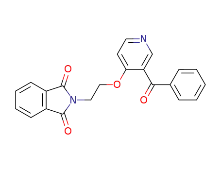 1H-Isoindole-1,3(2H)-dione, 2-[2-[(3-benzoyl-4-pyridinyl)oxy]ethyl]-