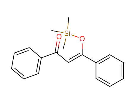 1,3-diphenyl-3-((trimethylsilyl)oxy)prop-2-en-1-one
