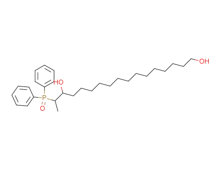 2-Diphenylphosphinoyl-17-hydroxyheptadecan-3-ol