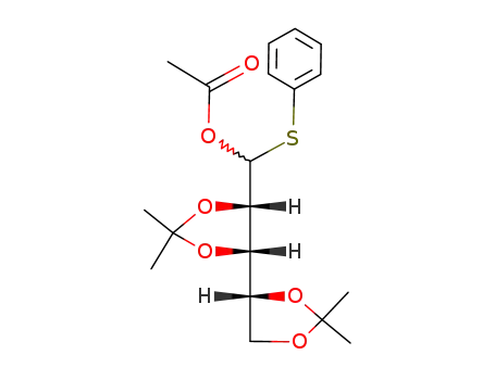 Acetic acid phenylsulfanyl-((4S,5S,4'R)-2,2,2',2'-tetramethyl-[4,4']bi[[1,3]dioxolanyl]-5-yl)-methyl ester