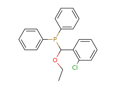 Molecular Structure of 78731-67-6 (Phosphine, [(2-chlorophenyl)ethoxymethyl]diphenyl-)