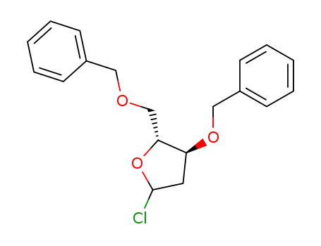 (2R,3S)-3-Benzyloxy-2-benzyloxymethyl-5-chloro-tetrahydro-furan