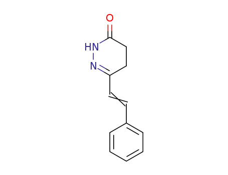 3(2H)-Pyridazinone, 4,5-dihydro-6-(2-phenylethenyl)-