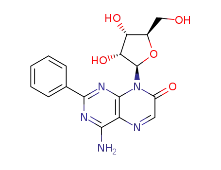 4-amino-2-phenyl-8-β-D-erythro-pentofuranosyl-7(8H)-pteridone
