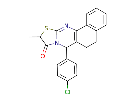 7-(4-Chloro-phenyl)-9-methyl-5,7-dihydro-6H-10-thia-7a,11-diaza-cyclopenta[b]phenanthren-8-one