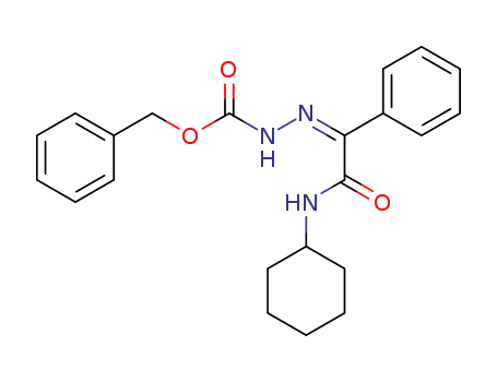(Z)-N-cicloesil-α-(benzilossicarbonilidrazono)fenilacetamide