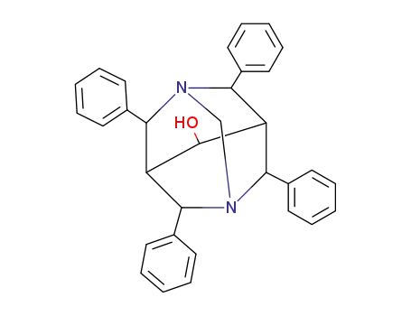 6-hydroxy-4,8,9,10-tetraphenyl-1,3-diazaadamantane