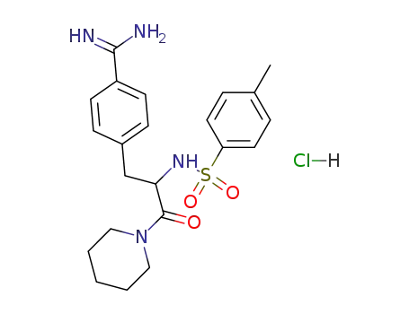 4-[3-Oxo-3-piperidin-1-yl-2-(toluene-4-sulfonylamino)-propyl]-benzamidine; hydrochloride