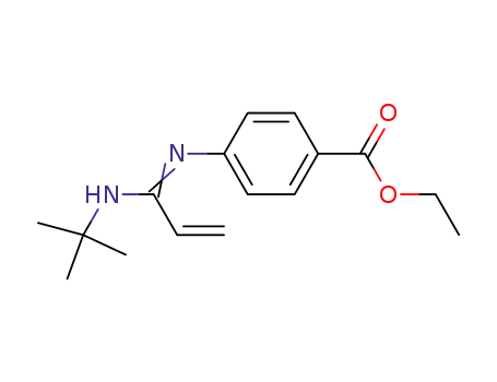 에틸 4-[(C-에테닐-N-tert-부틸-카르본이미도일)아미노]벤조에이트