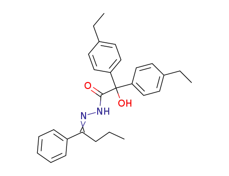 Bis-(4-ethyl-phenyl)-hydroxy-acetic acid [1-phenyl-but-(Z)-ylidene]-hydrazide