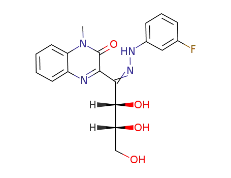 3-<1-(3-fluorophenylhydrazono)-D-erythro-2,3,4-trihydroxybutyl>-1-methylquinoxalin-2-one