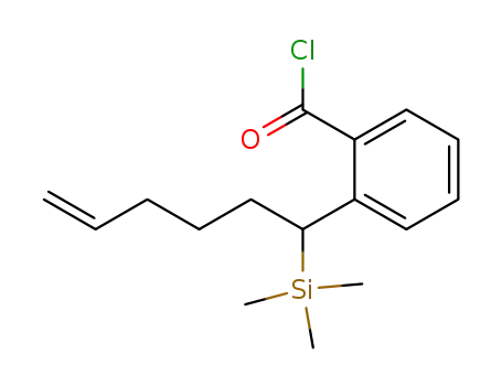 o-(1-(trimethylsilyl)hex-5-enyl)benzoyl chloride