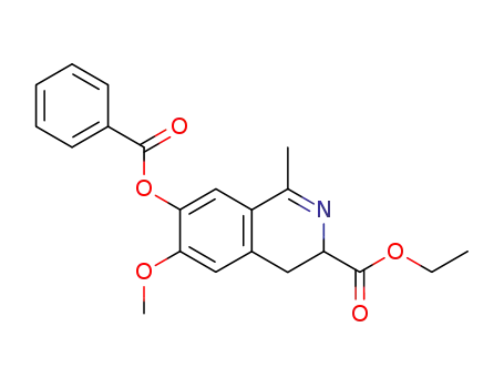 3-이소퀴놀린카르복실산, 7-(벤조일옥시)-3,4-디히드로-6-메톡시-1-메틸-, 에틸 에스테르