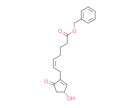 R-(+)-benzyl 7-(3-hydroxy-5-oxo-1-cyclopentenyl)-5(Z)-heptenoate