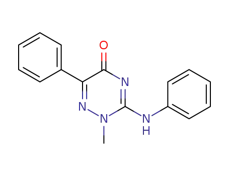 2-Methyl-6-phenyl-3-phenylamino-2H-[1,2,4]triazin-5-one