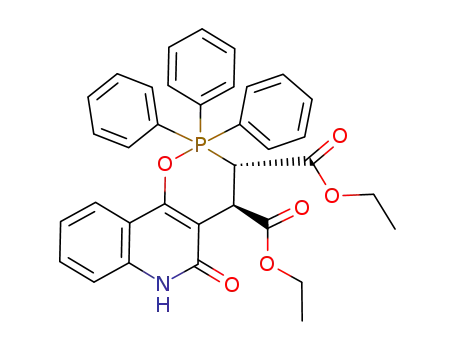 2H-1,2-Oxaphosphorino[5,6-c]quinoline-3,4-dicarboxylic acid,
2,2,3,4,5,6-hexahydro-5-oxo-2,2,2-triphenyl-, diethyl ester