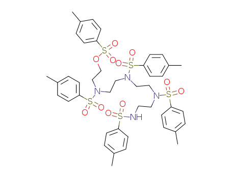 Toluene-4-sulfonic acid 2-((toluene-4-sulfonyl)-{2-[(toluene-4-sulfonyl)-(2-{(toluene-4-sulfonyl)-[2-(toluene-4-sulfonylamino)-ethyl]-amino}-ethyl)-amino]-ethyl}-amino)-ethyl ester