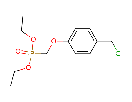 Phosphonic acid, [[4-(chloromethyl)phenoxy]methyl]-, diethyl ester