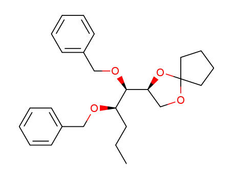 (2S,3R,4R)-1,2-Cyclopentylidendioxy-3,4-dibenzyloxyheptane