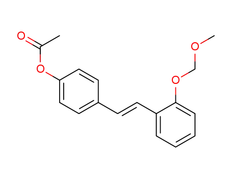(E)-2-methoxymethoxy-4'-acetoxystilbene