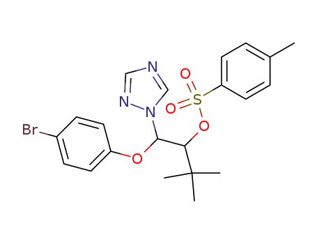 Toluene-4-sulfonic acid 1-[(4-bromo-phenoxy)-[1,2,4]triazol-1-yl-methyl]-2,2-dimethyl-propyl ester
