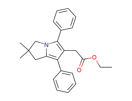 (2,2-Dimethyl-5,7-diphenyl-2,3-dihydro-1H-pyrrolizin-6-yl)-essigsaeureethylester