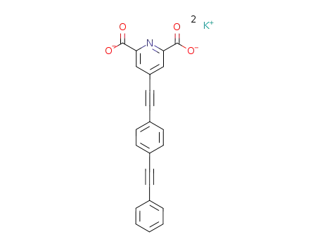 Molecular Structure of 120517-39-7 (dipotasium salt of 4-<4-(phenylethynyl)phenylethynyl>-2,6-pyridinedicarboxylic acid)