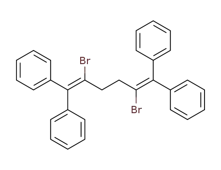 2,5-dibromo-1,1,6,6-tetraphenyl-hexa-1,5-diene