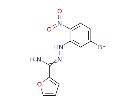 Molecular Structure of 158225-12-8 (2-Furancarboximidic acid, 2-(5-bromo-2-nitrophenyl)hydrazide)