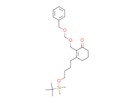 2-benzyloxymethoxymethyl-3-(4-dimethyl-t-butylsilyloxybutyl)cyclohex-2-enon