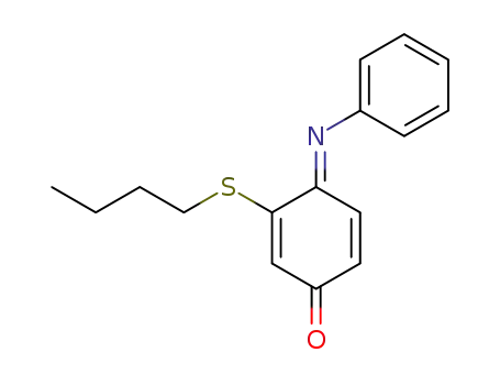 3-Butylsulfanyl-4-[(E)-phenylimino]-cyclohexa-2,5-dienone