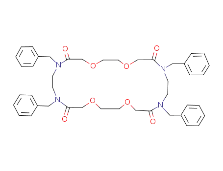7,10,19,22-Tetrabenzyl-1,4,13,16-tetraoxa-7,10,19,22-tetraaza-cyclotetracosane-6,11,18,23-tetraone
