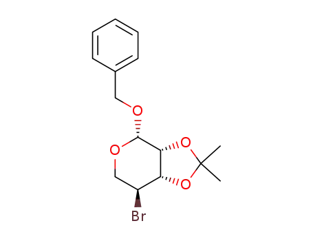 benzyl 4-bromo-4-deoxy-2,3-O-isopropylidene-β-L-lyxopyranoside