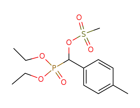 Methanesulfonic acid (diethoxy-phosphoryl)-p-tolyl-methyl ester