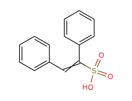 Benzenemethanesulfonic acid, a-(phenylmethylene)-