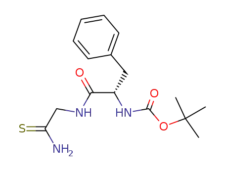 Glycinamide, N-[(1,1-dimethylethoxy)carbonyl]-L-phenylalanylthio-