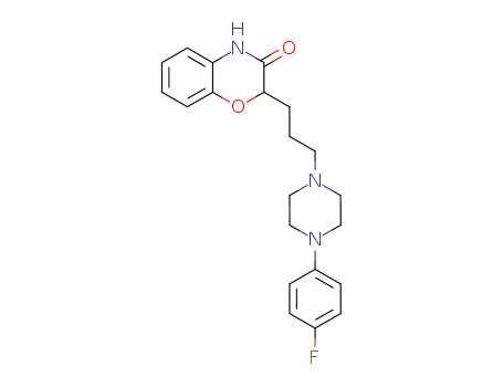 2H-1,4-Benzoxazin-3(4H)-one,
2-[3-[4-(4-fluorophenyl)-1-piperazinyl]propyl]-