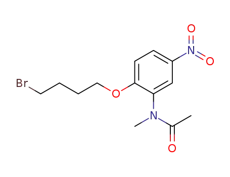1-bromo-4-(2-(N-acetyl-N-methylamino)-4-nitrophenoxy)butane