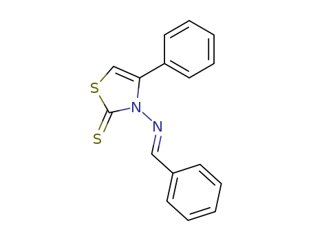 4-phenyl-3-(phenylmethylideneamino)-1,3-thiazole-2-thione