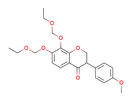 7,8-Bisethoxymethoxy-4'-methoxyisoflavanone