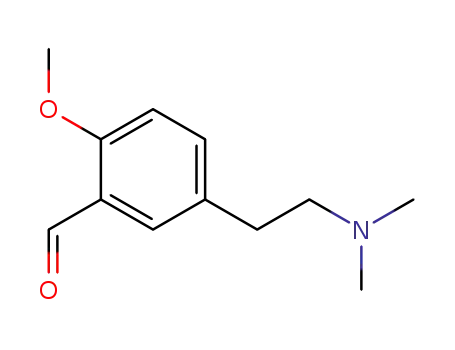 Molecular Structure of 103847-05-8 (2-formylmethoxyhordenine)
