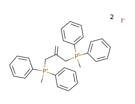 1,1-Bis<(methyldiphenylphosphonio)methyl>ethen-diiodid