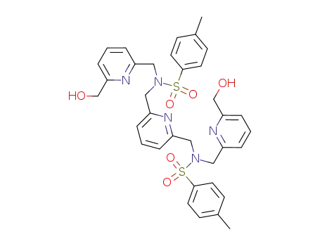 2,6-bis<<N-<<6-(hydroxymethyl)pyridin-2-yl>methyl>-N-tosylamino>methyl>pyridine
